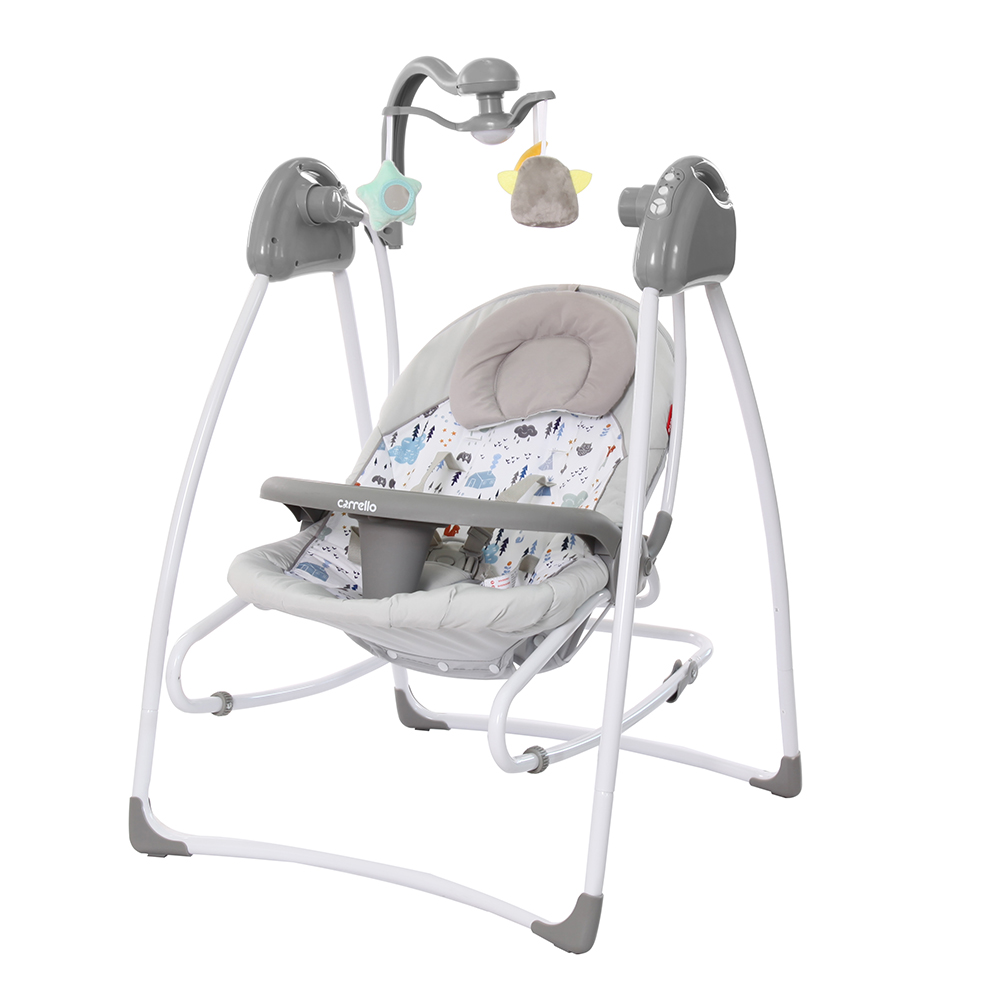 Колиска-гойдалка CARRELLO Grazia CRL-7502 Lovely Grey (Каррелло Грація)